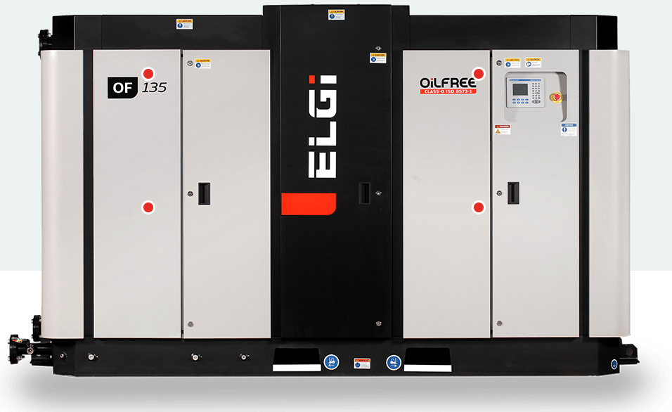 MÁY NÉN KHÍ KHÔNG DẦU LÀM MÁT BẰNG NƯỚC HAI TẦNG 90–450 KW