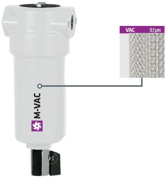 M-VAC series – Medical vacuum filters